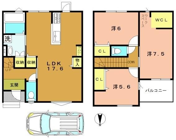長岡京市神足四ノ坪の新築一戸建