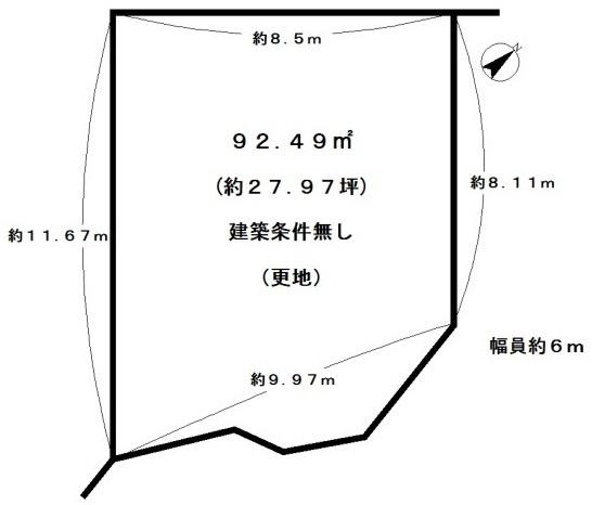長岡京市長法寺力池の売土地