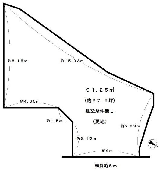 長岡京市長法寺力池の売土地