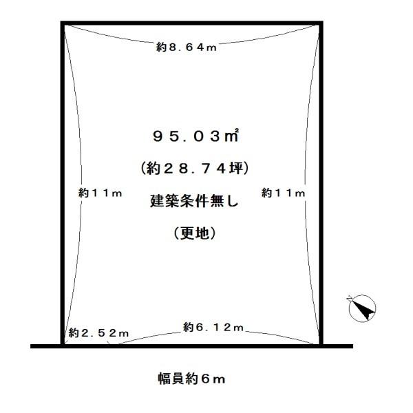 長岡京市長法寺力池の売土地