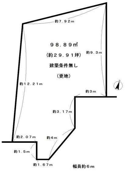 長岡京市長法寺力池の売土地