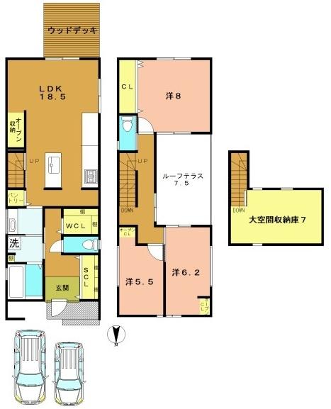 京都市西京区桂坤町の新築一戸建