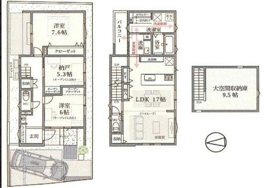 京都市西京区桂坤町の新築一戸建