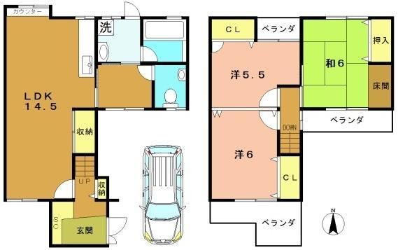 向日市森本町下森本の中古一戸建