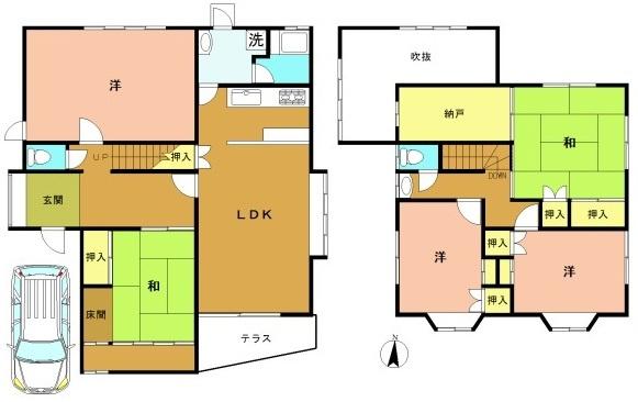 京都市西京区大枝西新林町１丁目の中古一戸建