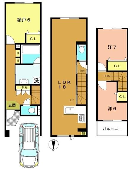 長岡京市久貝３丁目の新築一戸建