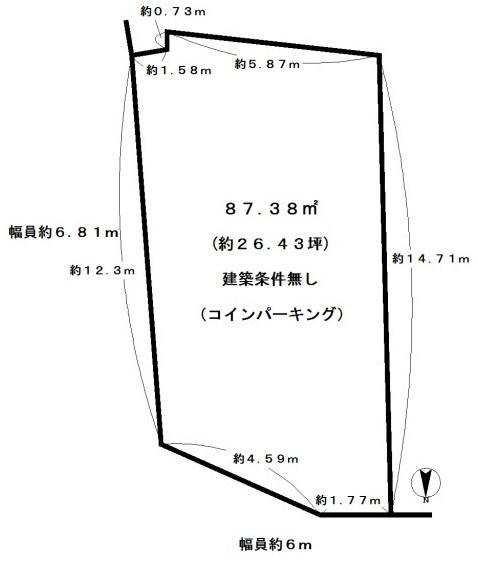 京都市右京区太秦馬塚町の売土地