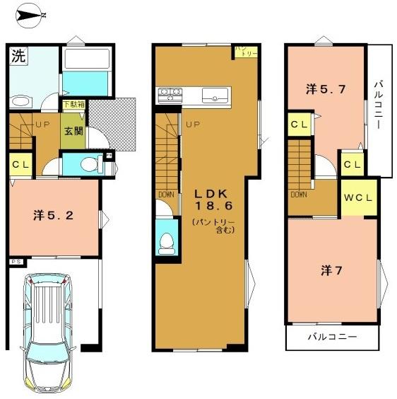 京都市右京区山ノ内宮前町の新築一戸建