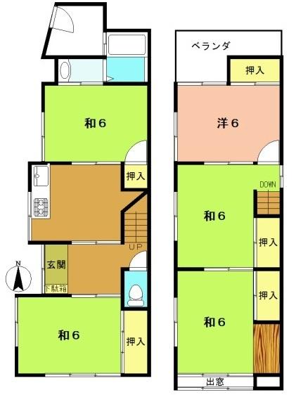 京都市右京区梅津上田町の中古一戸建