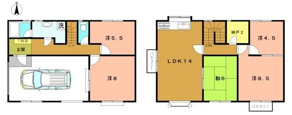 京都市右京区太秦朱雀町の中古一戸建