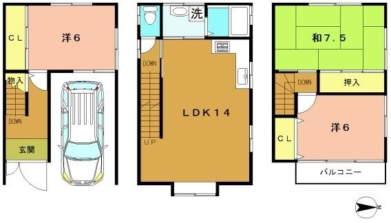 京都市右京区山ノ内北ノ口町の中古一戸建