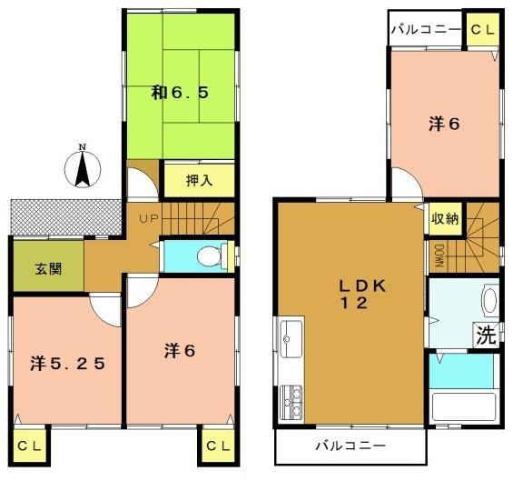 向日市上植野町持丸の中古一戸建