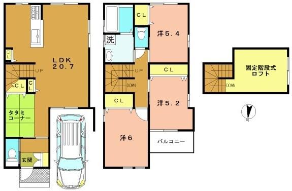 京都市右京区嵯峨折戸町の中古一戸建