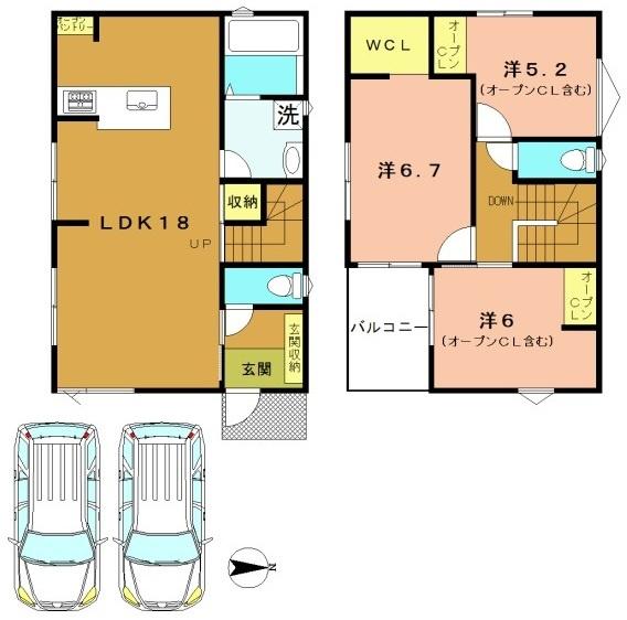 向日市鶏冠井町東井戸の新築一戸建