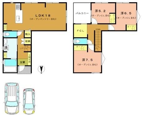 向日市鶏冠井町東井戸の新築一戸建