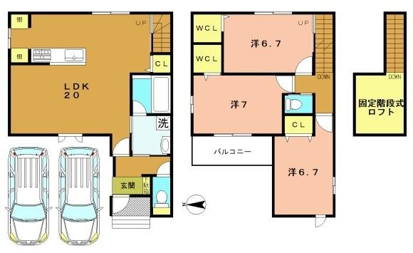 向日市寺戸町西垣内の新築一戸建