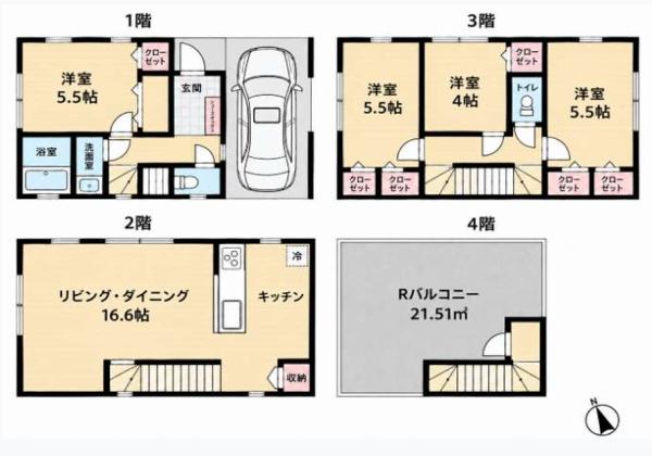 台東区浅草３丁目　中古一戸建て