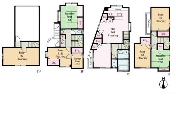 板橋区若木２丁目　中古一戸建て
