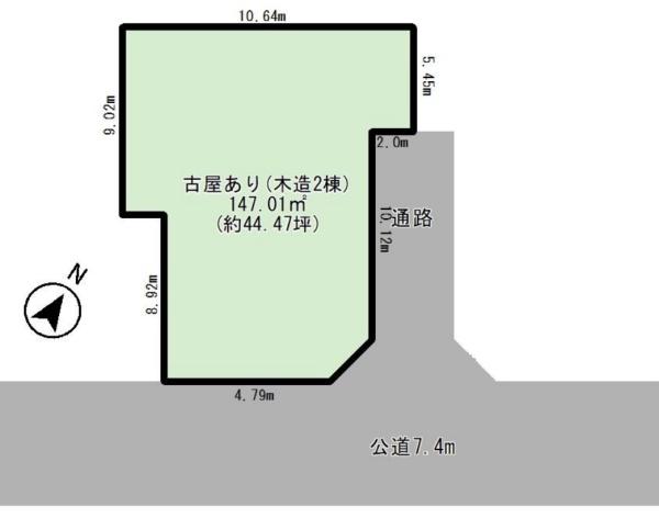 足立区古千谷本町３丁目の土地