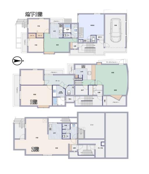 新宿区西落合１丁目中古一戸建て