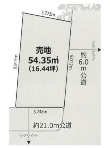 墨田区東向島１丁目　売土地