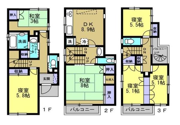 墨田区立花５丁目　中古一戸建て
