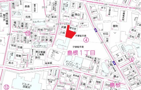 足立区島根１丁目　売土地