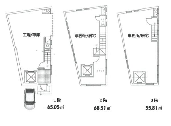 葛飾区西新小岩３丁目　工場付き中古一戸建て