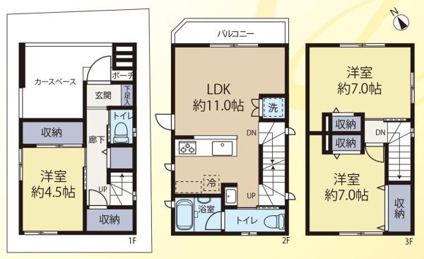 新宿区富久町　中古一戸建て