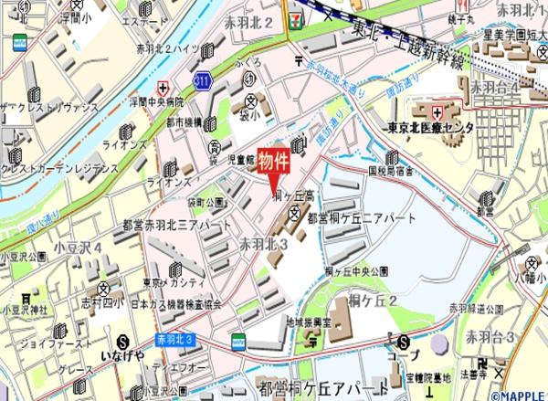 北区赤羽北３丁目の売土地