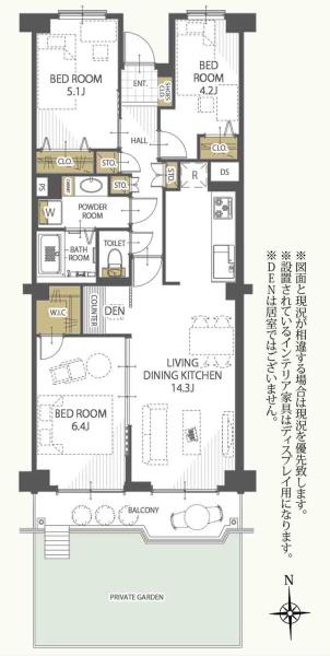 ボナハイツ中川３号棟