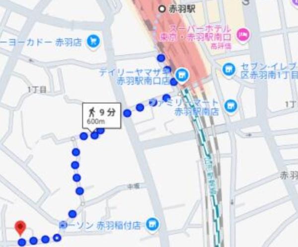 北区赤羽西４丁目の土地