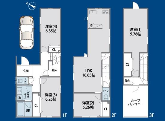 板橋区徳丸１丁目の中古一戸建て