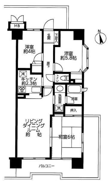 コスモ田端北