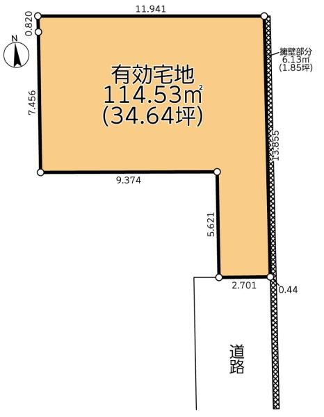 板橋区赤塚１丁目の土地
