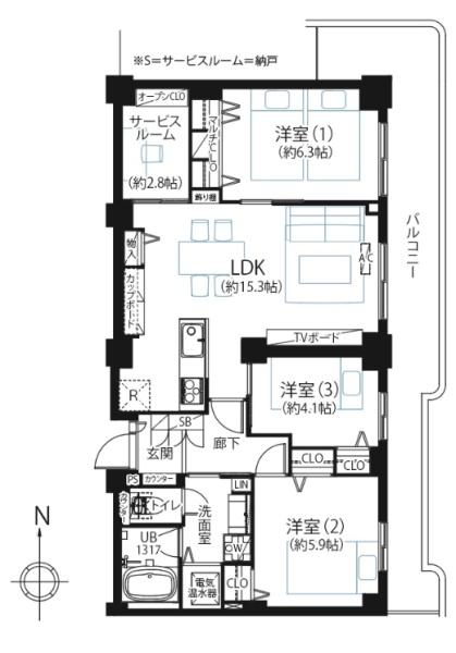 清新北ハイツ７号棟