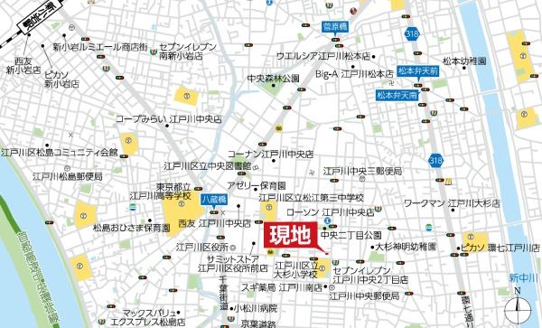 江戸川区中央２丁目の土地