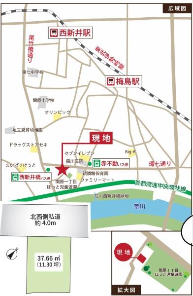 足立区関原１丁目　新築一戸建て