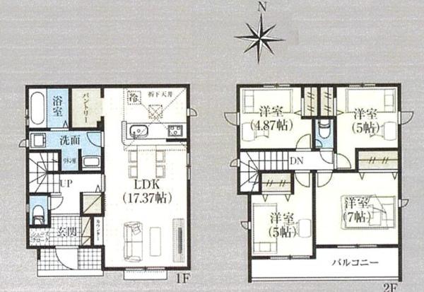 葛飾区水元４丁目　新築一戸建て　３号棟