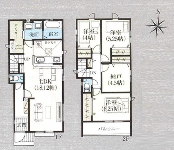 葛飾区水元４丁目　新築一戸建て　４号棟