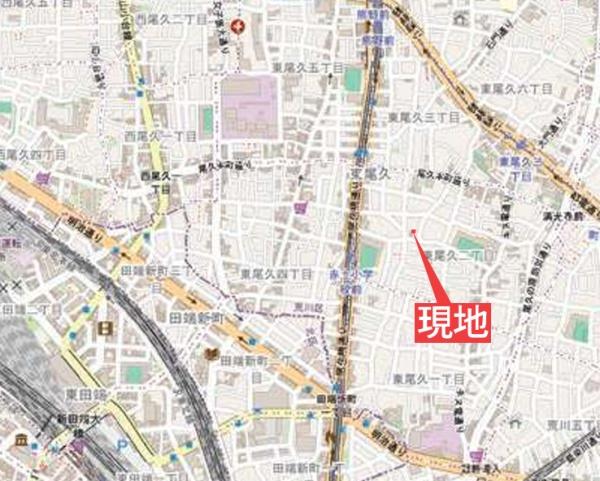 荒川区東尾久２丁目　新築一戸建て　１号棟