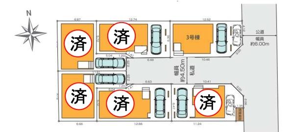 江戸川区下篠崎町　新築一戸建て　３号棟