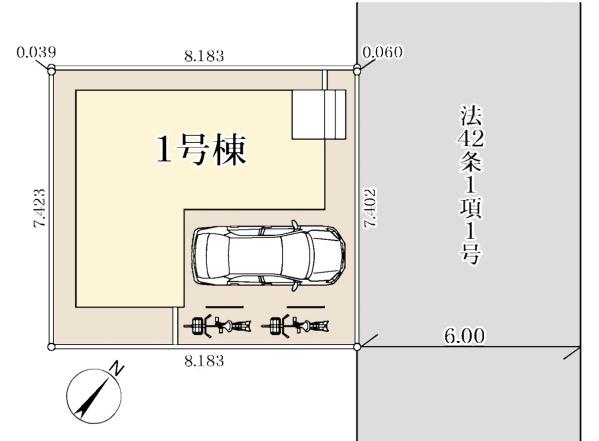 江戸川区南篠崎町２丁目　新築一戸建て　１号棟