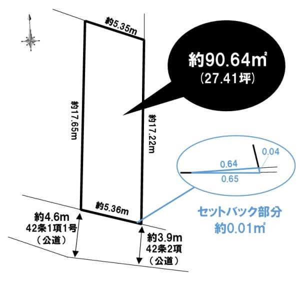 葛飾区東新小岩６丁目　売土地
