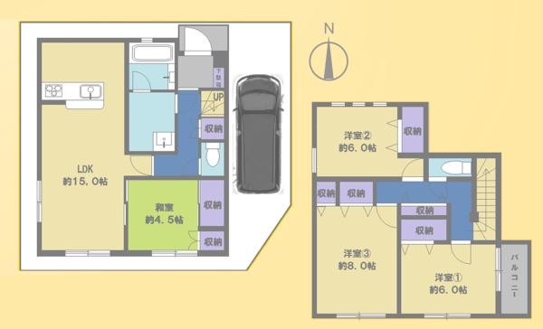 足立区西伊興１丁目の中古一戸建て