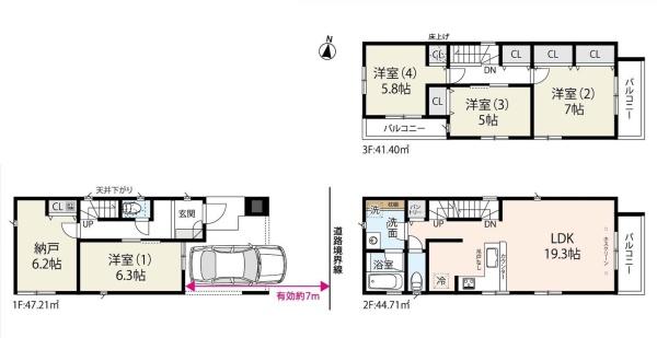板橋区本町　新築一戸建て