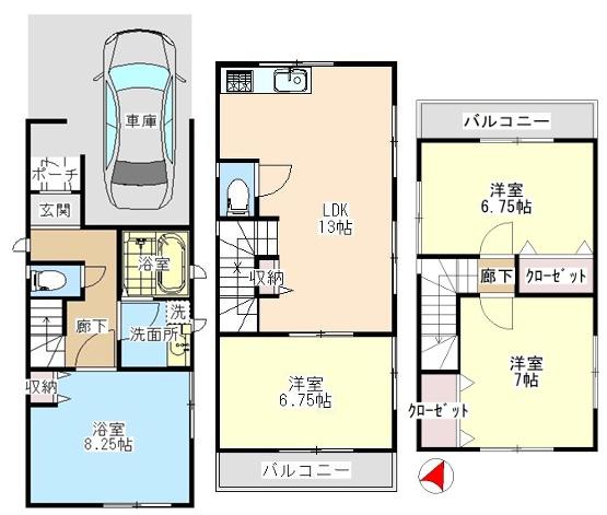 江戸川区東小岩１丁目の中古一戸建て