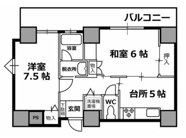 ラポール本蓮沼駅前(間取り)