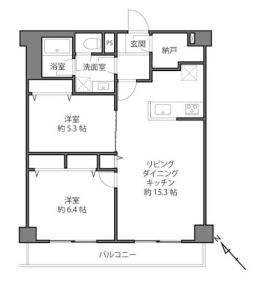 千石明穂ハイツ(間取り)