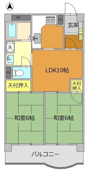 グリーンパーク第4綾瀬(間取り)